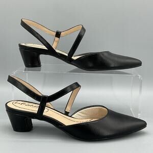 NEW Lifestride Minimalist Women’s Slingback Pumps Black Size 6M